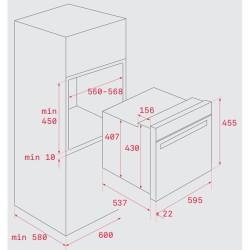 Pyrolytherd Teka 41534010 44 L Display LED 2615W 44 L