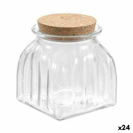 Topf La Mediterránea Gestreift 660 ml Glas (24 Stück)