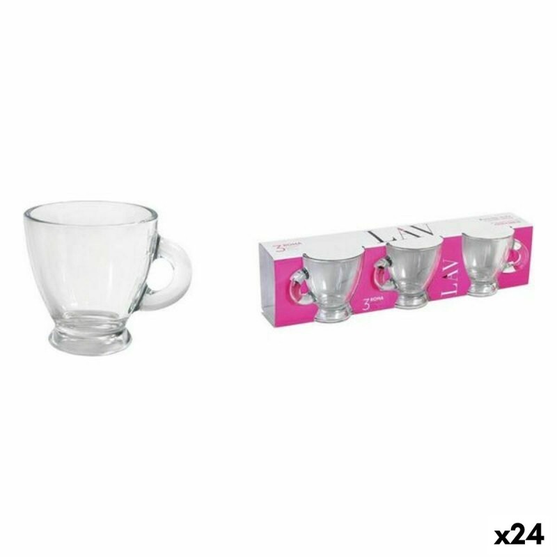 Kaffeservice LAV Roma 3 Stücke (24 Stück) (95 ml)