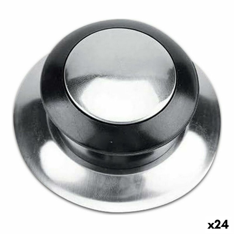 Drehknopf Edelstahl 2 Stücke 5,5 cm (24 Stück)