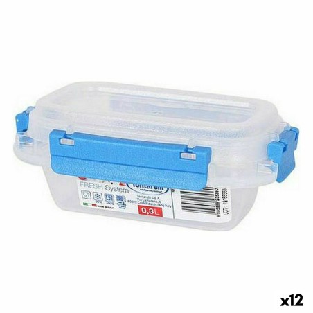 Lunchbox hermetisch Tontarelli Fresh System 300 ml rechteckig 9,5 x 14,5 x 5,7 cm (12 Stück)