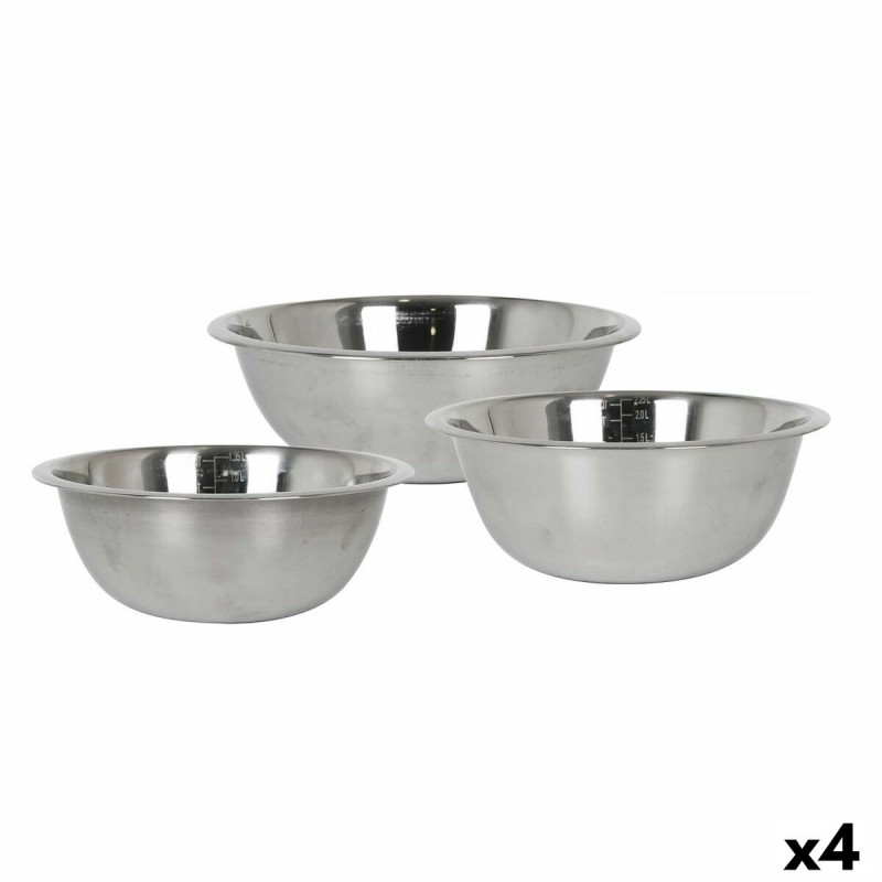 Schalenset Quttin 3 Stücke Metall 28 cm (3 Stücke) (4 Stück)