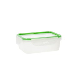 Lunchbox Quid Greenery 1 L Durchsichtig Kunststoff 13 x 18 x 6,8 cm - 1 L (4 Stück) (Pack 4x)