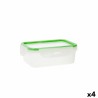 Lunchbox Quid Greenery 1 L Durchsichtig Kunststoff 13 x 18 x 6,8 cm - 1 L (4 Stück) (Pack 4x)