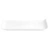 Teller Quid Chef Baguette aus Keramik Weiß (25 x 12 cm) (Pack 6x)