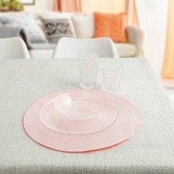 Platzset Quid Vita Peoni Rosa Kunststoff 38 cm (Pack 12x)