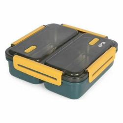 Lunchbox hermetisch ThermoSport Double Stahl Kunststoff 19,8 x 19,8 x 6,3 cm (6 Stück)