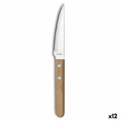 Fleischmesser Amefa Pizza Bois Metall Holz (21 cm) (Pack 12x)