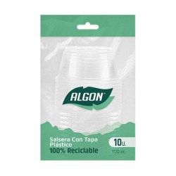 Mehrweg-Schalen-Set Algon Saucen 10 Stücke Kunststoff 100 ml (36 Stück)