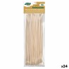 Grillspieß-Set Algon Bambus 300 x 2,5 x 30 mm (100 Stücke) (24 Stück)