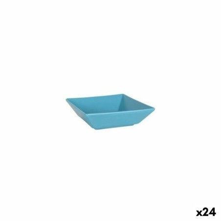 Schüssel für Vorspeisen La Mediterránea Elite Blau Porzellan 18 x 18 x 5 cm (24 Stück)