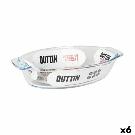 Kochschüssel Quttin 725 ml Glas Oval (6 Stück)