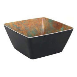 Salatschüssel Viejo Valle Melamine Schwarz 19 x 19 x 9 cm (6 Stück)