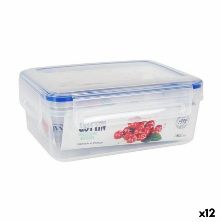 Lunchbox hermetisch Quttin L&F rechteckig 20 x 15 x 8 cm (12 Stück)