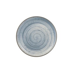 Tablett für Snacks La Mediterránea Swirl kreisförmig Ø 25 x 2,6 cm (12 Stück)