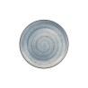 Tablett für Snacks La Mediterránea Swirl kreisförmig Ø 25 x 2,6 cm (12 Stück)