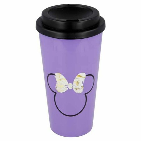 Glas mit Deckel Minnie Mouse 01049 (520 ml)