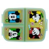 Lunchbox mit Fächern Mickey Mouse Fun-Tastic Polypropylen 22 x 14 x 6 cm 19,5 x 16,5 x 6,7 cm