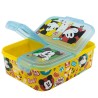 Lunchbox mit Fächern Mickey Mouse Fun-Tastic Polypropylen 22 x 14 x 6 cm 19,5 x 16,5 x 6,7 cm