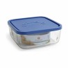 Lunchbox Borgonovo karriert Blau 3,2 L (6 Stück)