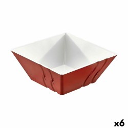 Schüssel Viejo Valle Luxor Melamine Rot 24 x 24 x 10 cm (6 Stück)