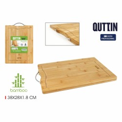 Schneidebrett Quttin Bambus 38 x 28 x 1,8 cm (12 Stück)