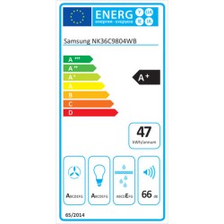 Konventioneller Rauchfang Samsung NK36C9804WBUR Schwarz