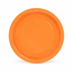 Geschirr-Set Algon Einwegartikel Pappe Orange (36 Stück)