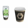 Gläserset Algon Pappe Kaffee 8 Stücke 250 ml (36 Stück)