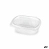 Lebensmittelbehälter Algon Wiederverwendbar 250 ml Durchsichtig Oval 14 x 11 x 4,5 cm (12 Stück)