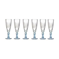 Champagnerglas Exotic Kristall Blau 170 ml