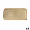 Kochschüssel Bidasoa Ikonic aus Keramik Braun (28 x 14 cm) (Pack 4x)