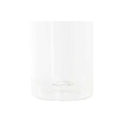 Ölfläschchen DKD Home Decor 9 x 6,5 x 21,5 cm Durchsichtig Kork 500 ml Borosilikatglas