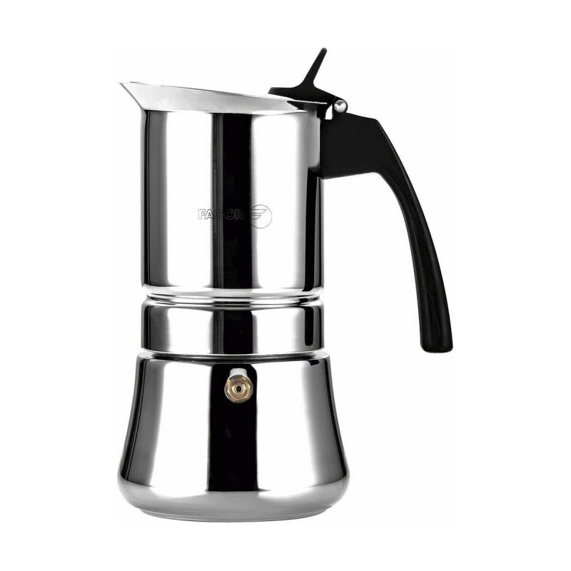 Italienische Kaffeemaschine FAGOR Etnica Edelstahl 18/10 (6 Tassen)