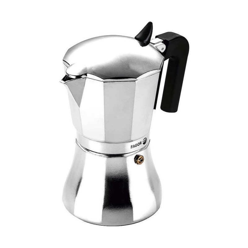 Italienische Kaffeemaschine FAGOR Cupy Aluminium (9 Tassen)