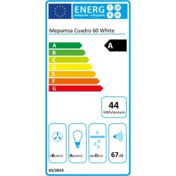 Konventioneller Rauchfang Mepamsa Cuadro 60 60 cm 600 m³/h 200W A Weiß