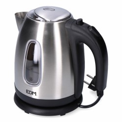 Wasserkocher EDM 07656 Kettle Schwarz Edelstahl 2200 W 1,7 L