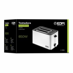 Toaster EDM 07638 White Design 850 W