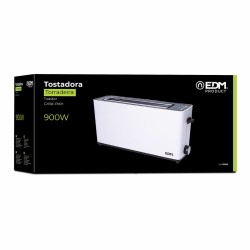 Toaster EDM 07639 White Design 900 W