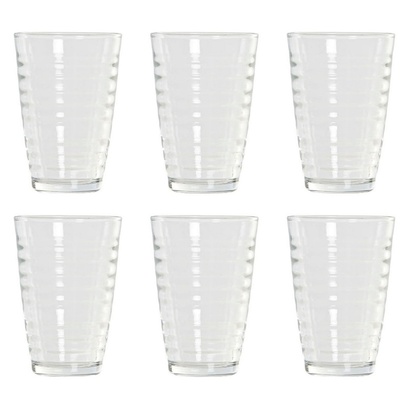 Gläserset DKD Home Decor Durchsichtig Kristall 300 ml (6 pcs)