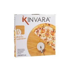 Schneidebrett Pizza Braun Bambus (Ø 35 cm)