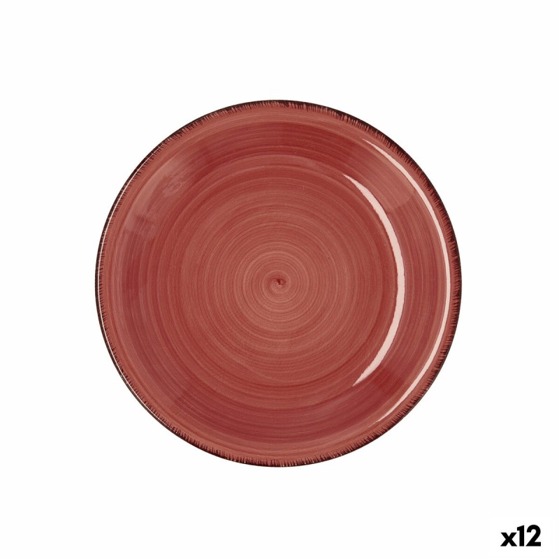 Dessertteller Quid Vita aus Keramik Rot (19 cm) (12 Stück)