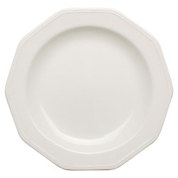 Flacher Teller Churchill Artic White Weiß aus Keramik Porcelæn Ø 27 cm (6 Stück)