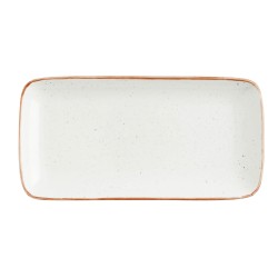 Kochschüssel Ariane Terra rechteckig aus Keramik Beige (28 x 14 cm) (6 Stück)