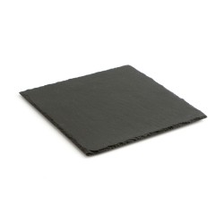 Schiefer-Effekt Keramikschale Quid Gastro Fun Schwarz (30 x 30 cm) (12 Stück)