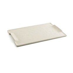 Tablett für Snacks Quid Mineral Gres Beige aus Keramik 30 x 18 cm (6 Stück)