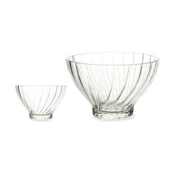 Schalenset Durchsichtig Glas (Ø 10,8 x 7 cm) (290 ml) (5 Stück)