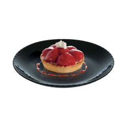 Dessertteller Luminarc Pampille Schwarz Glas (19 cm) (24 Stück)