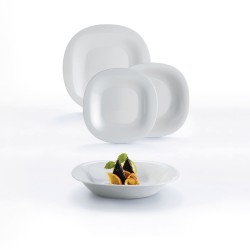 Dessertteller Luminarc Carine Granit Ø 19,5 cm Grau Glas (24 Stück)