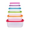 6 Lunchbox-Set 5five Simply Smart Polypropylen 300 ml 225 ml 175 ml 12,5 ml 0,3 g 245 ml Bunt rechteckig